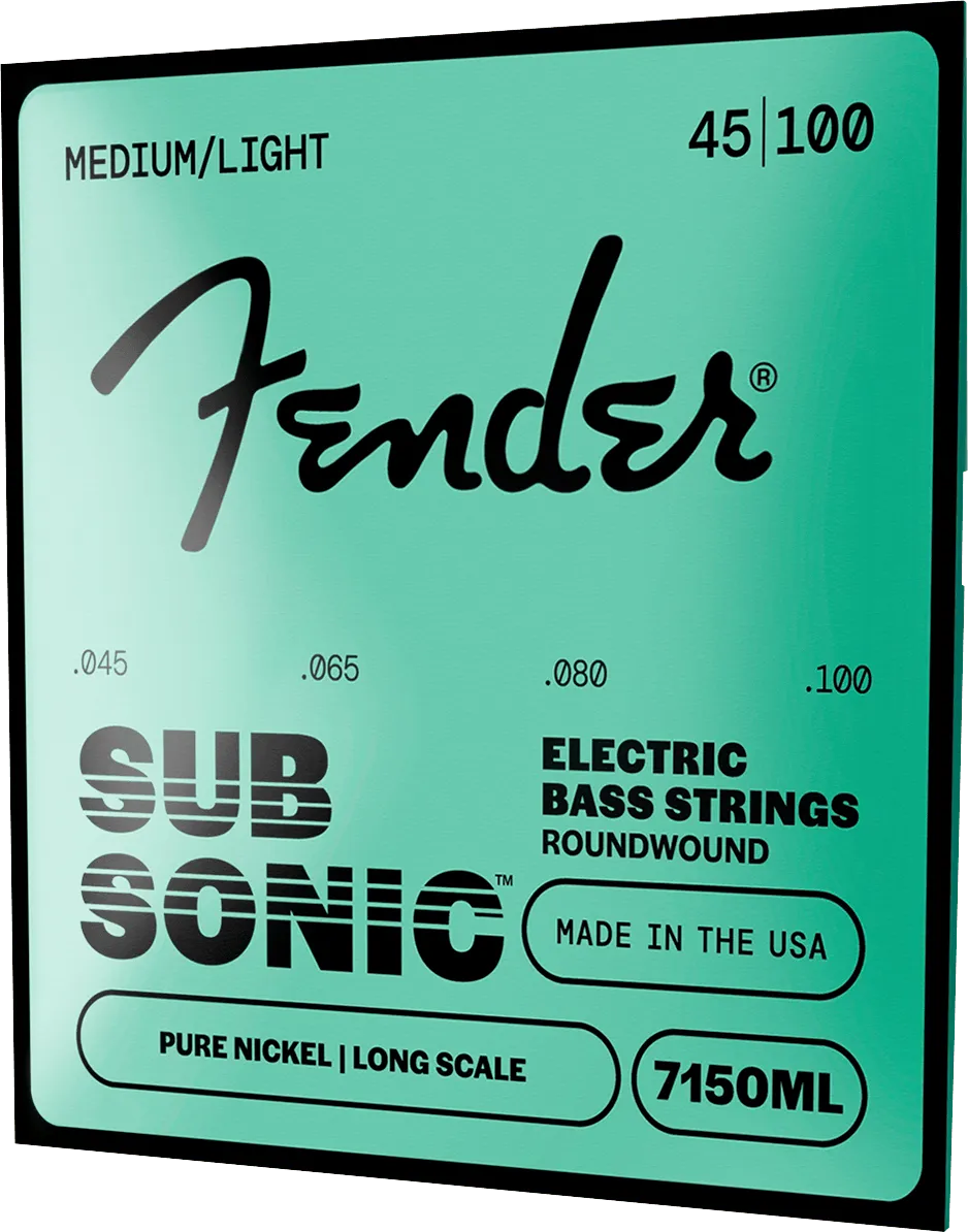 Fender 7150ML corde basso nichel 045-100 suono caldo