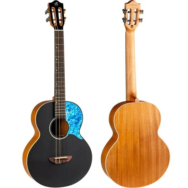Flight Iris BK ukulele baritono nero Princess
