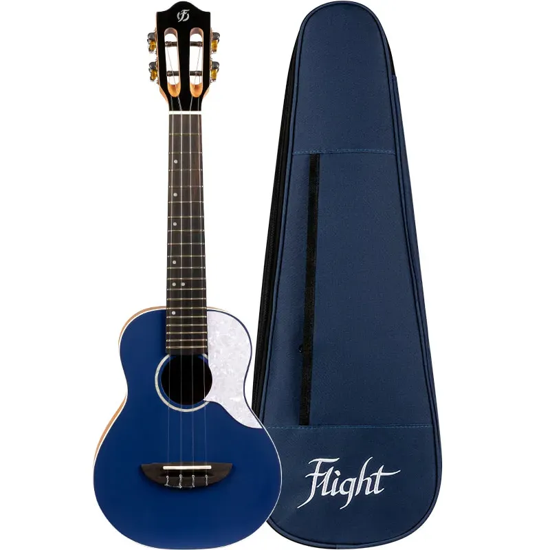 Flight Iris DB ukulele concerto blu scuro