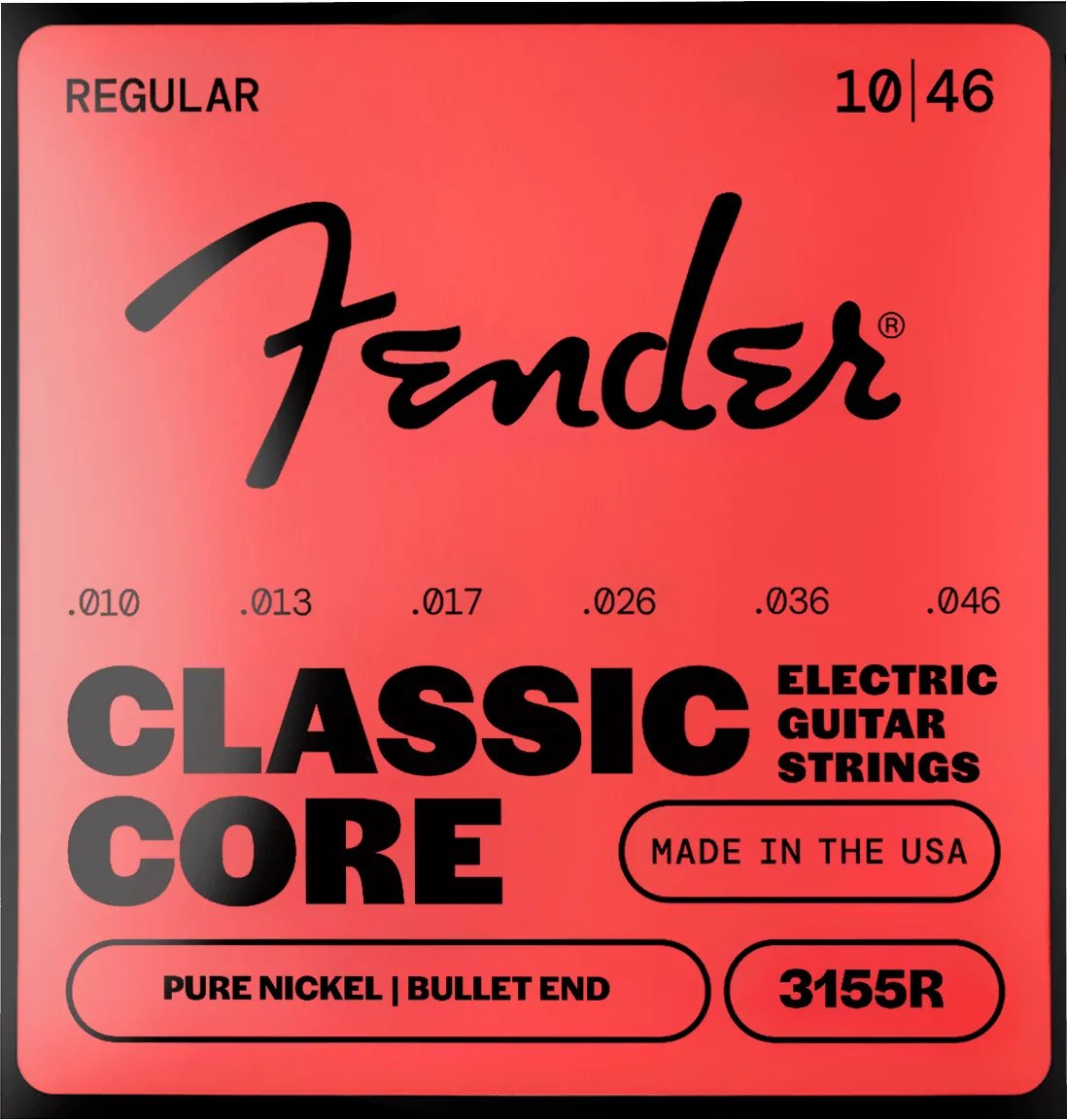 Squier Classic Core Bullets 3155 corde 09-42 nichel puro