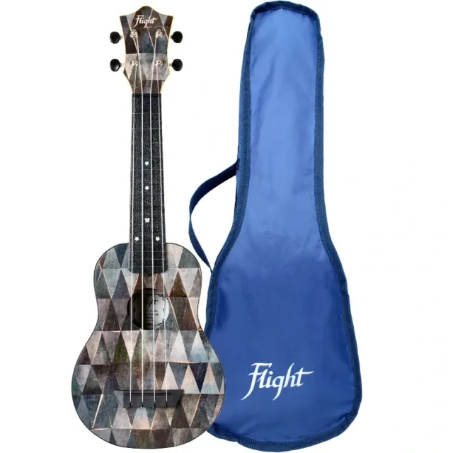 Flight TUS40 Arcana ukulele soprano da viaggio nero