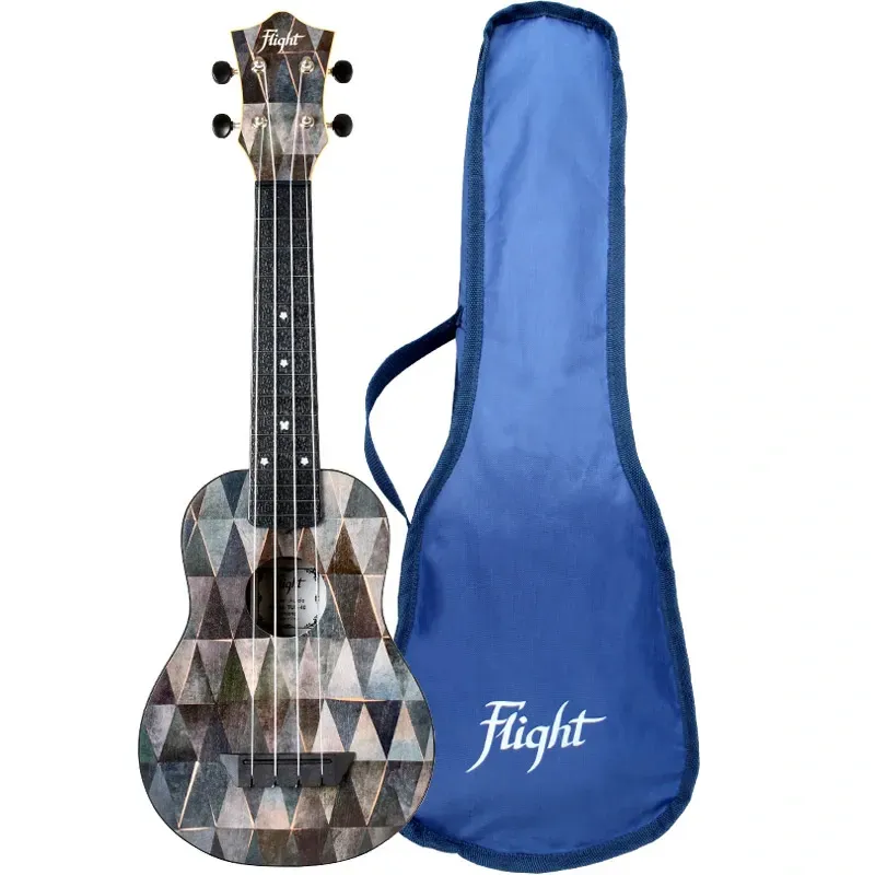Flight TUS40 Arcana ukulele soprano da viaggio nero
