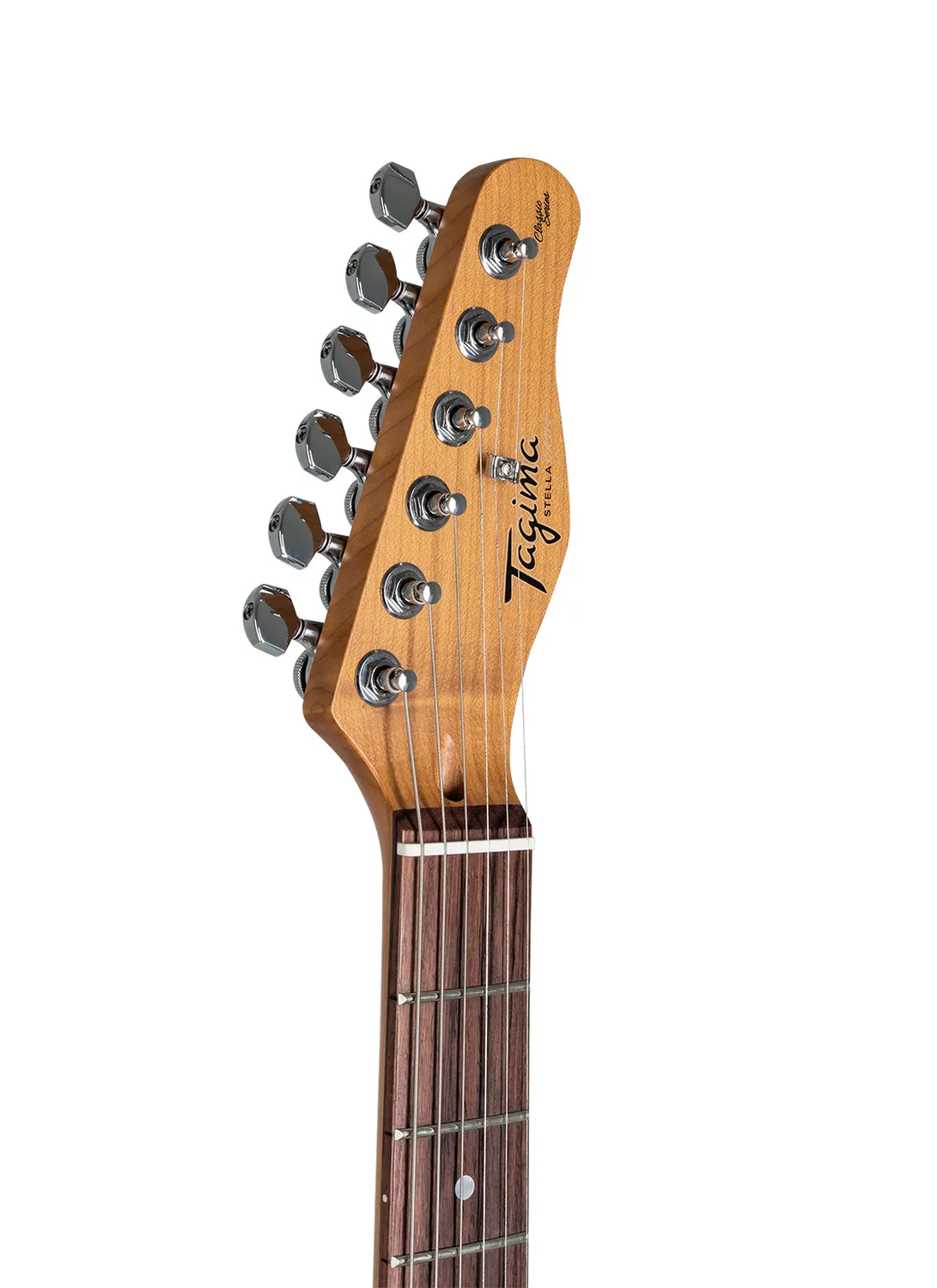 Tagima Stella Oasis chitarra elettrica Swamp Ash blu