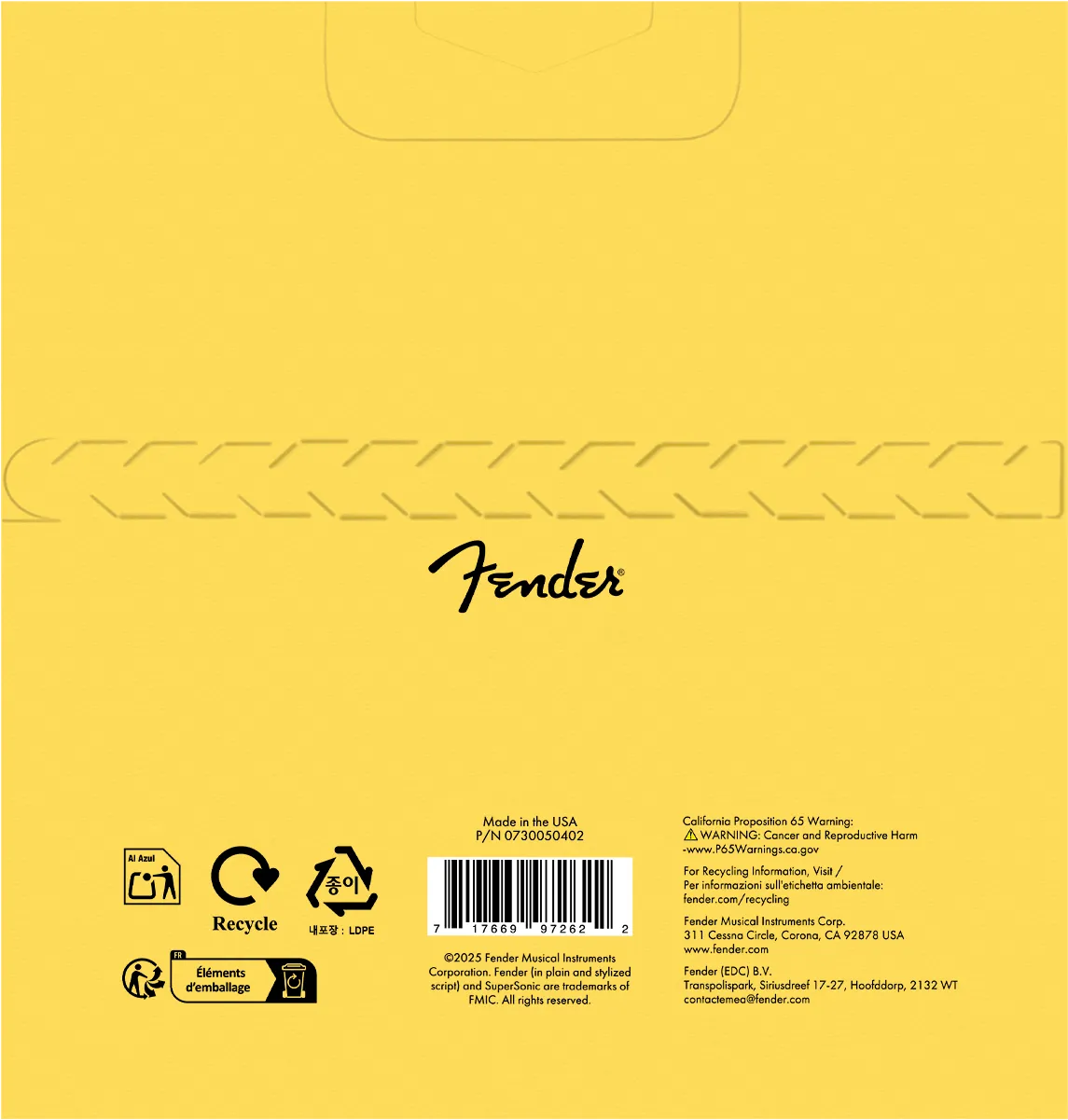 Fender SuperSonic 50 corde chitarra flatwound 011-050
