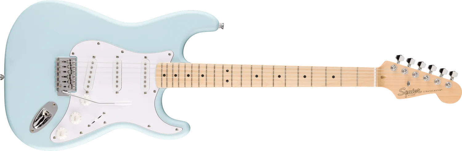 Squier Debut Stratocaster bundle Sonic Blue con Frontman