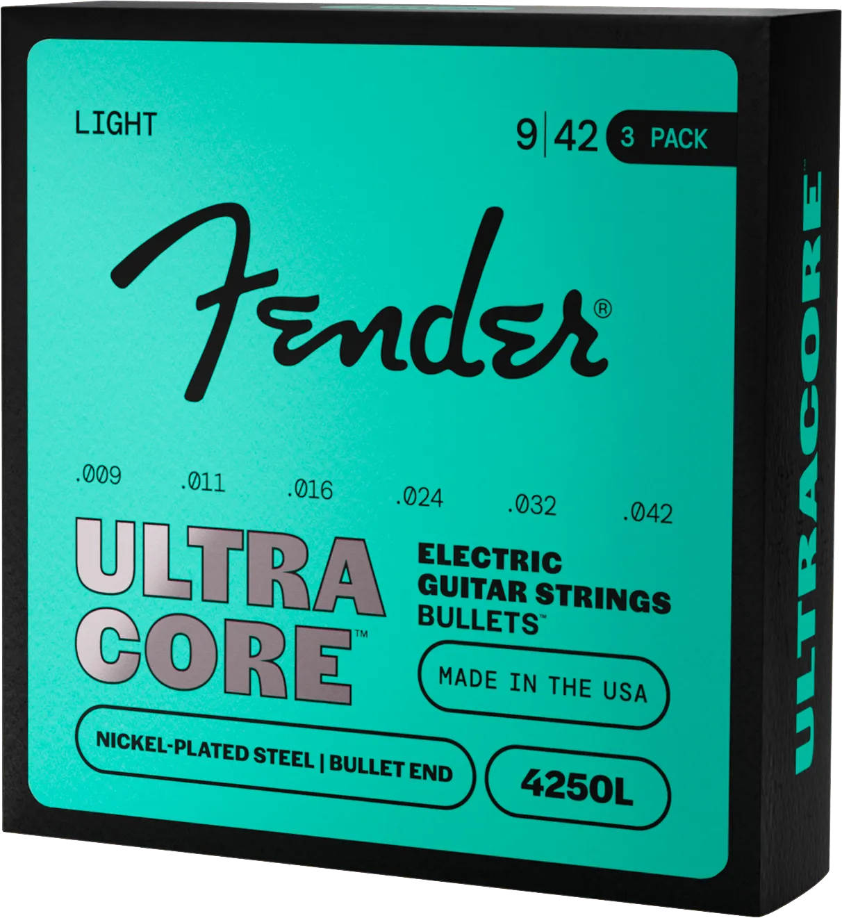 Fender UltraCore 4250 corde chitarra 009-042 x3