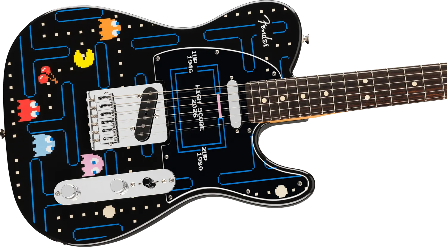 Fender Player II Telecaster PAC-MAN chitarra nera