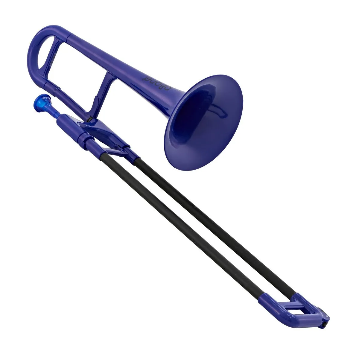 pBone Mini Trombone Eb per Bambini Blu Plastica