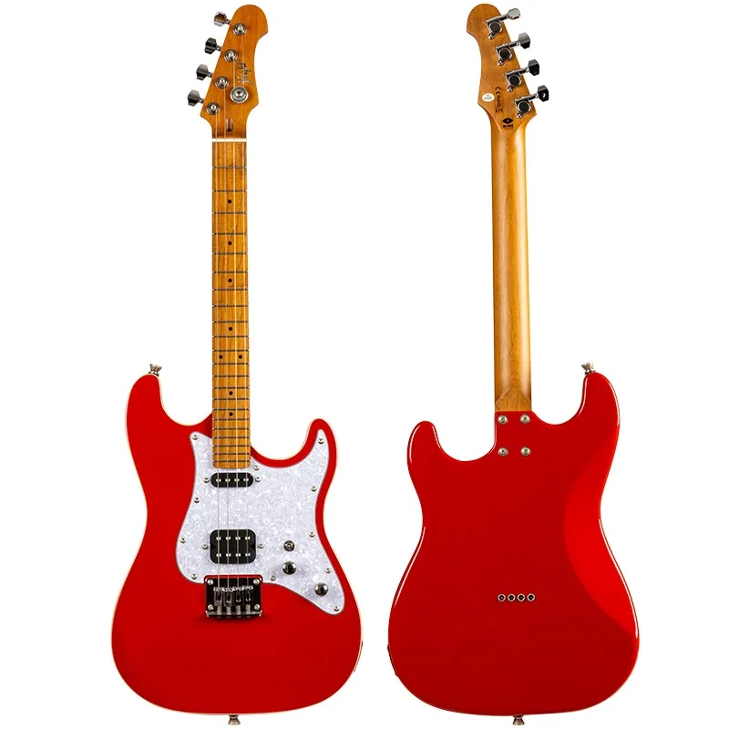Flight Pathfinder Red ukulele baritono elettrico rosso