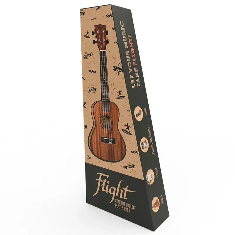 Flight Natural NUC310 ukulele concerto pack