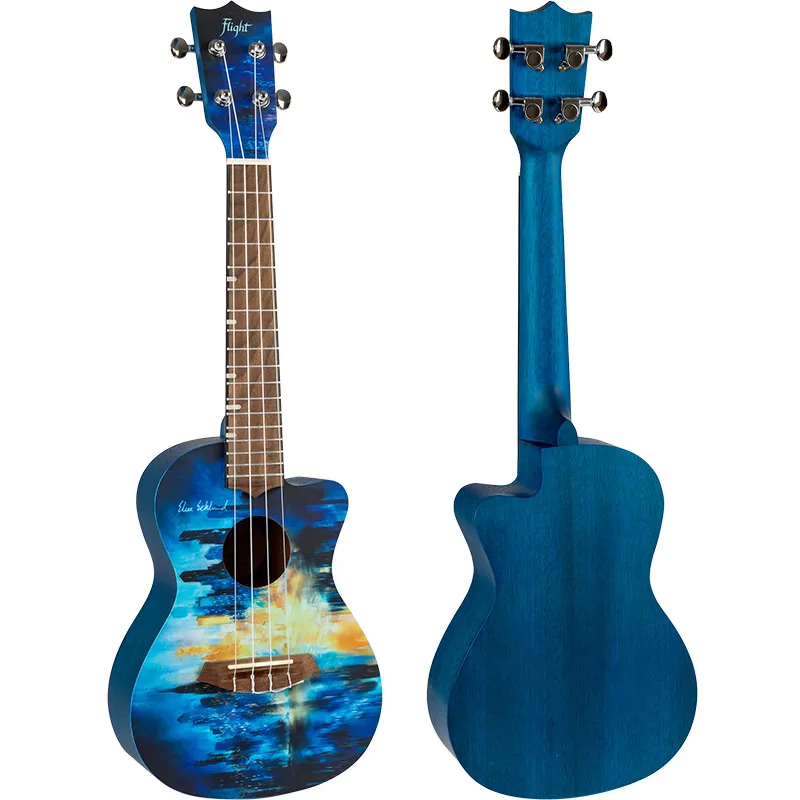 Flight AUC-CITY Elise Ecklund ukulele concerto signature