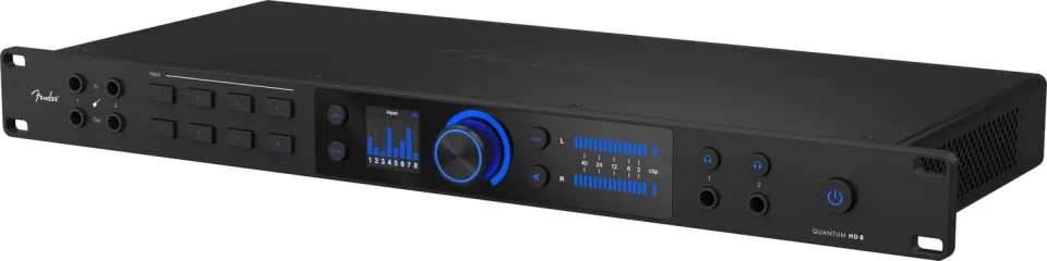 Fender Quantum HD 8 scheda audio USB-C nera 26x30