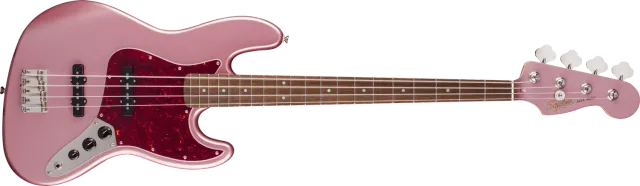 Squier Classic Vibe 60s Jazz Bass basso elettrico burgundy
