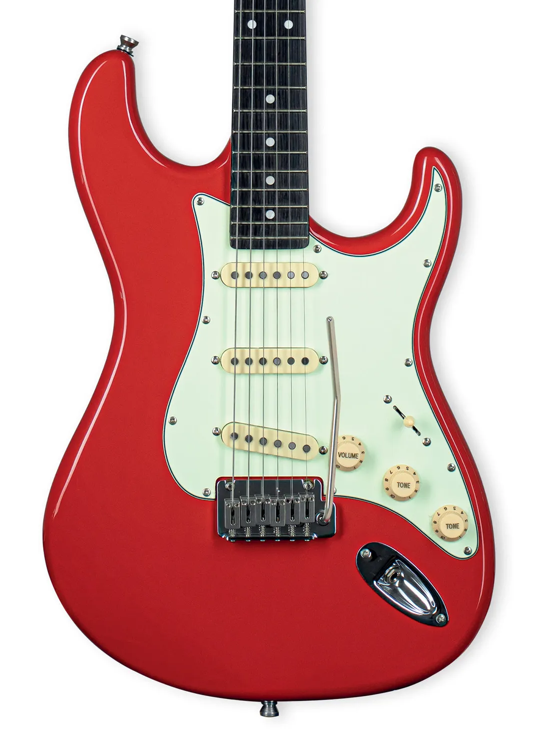 Tagima EA Pro 3 chitarra elettrica Fiesta Red single coil