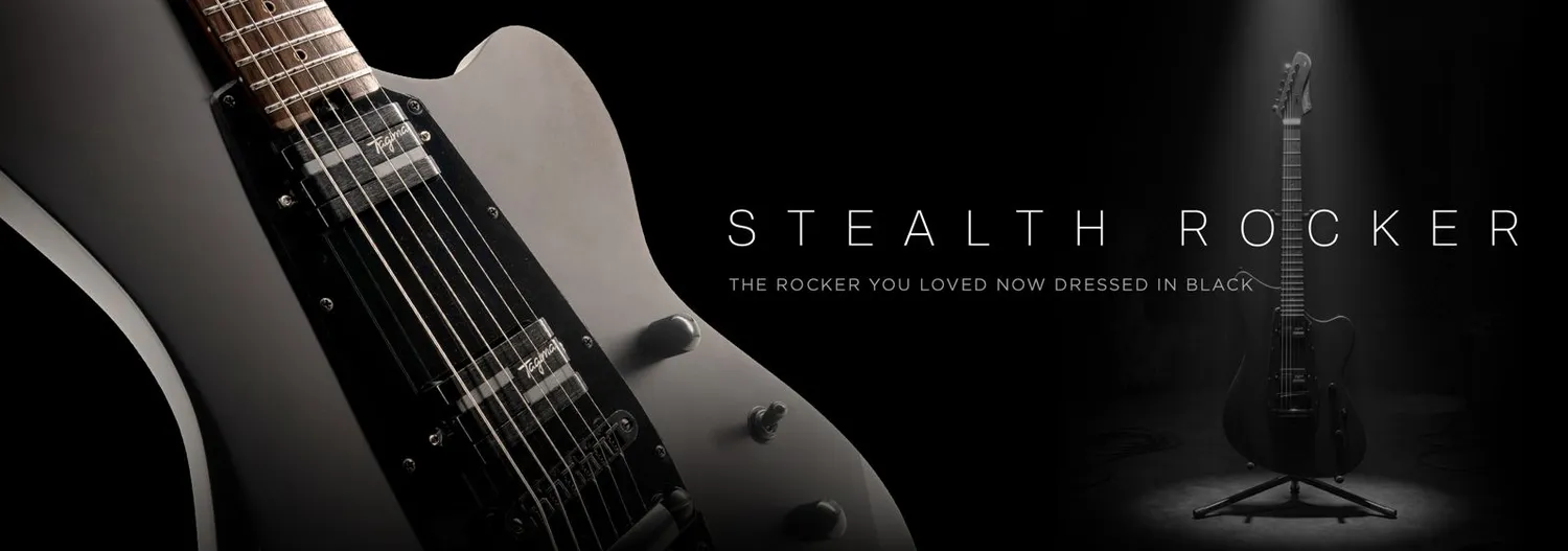 Tagima Rocker Stealth chitarra elettrica nera Limited