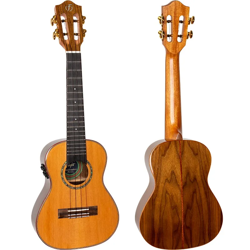 Flight Diana Soundwave ukulele concerto bianco elettroacustico