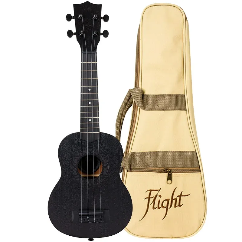 Flight NUS310 Blackbird ukulele soprano nero