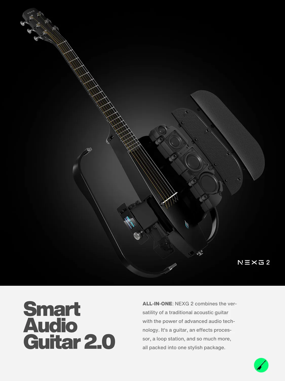 Enya NEXG 2 chitarra acustica elettrica smart bundle