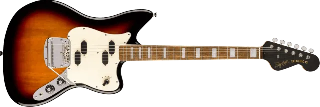 Squier Paranormal Electric VI chitarra Daphne Blue
