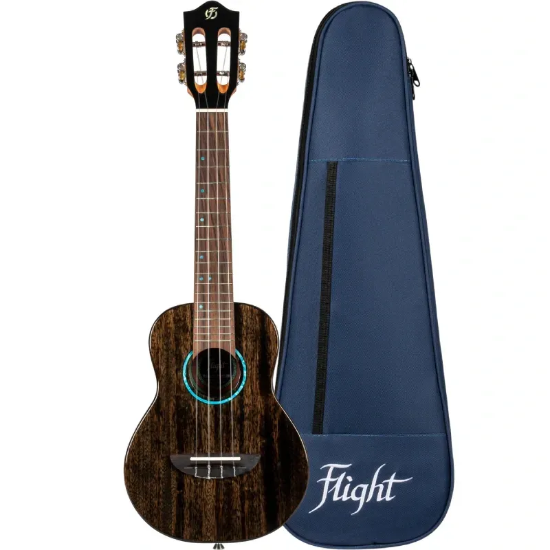 Flight Princess Iris TBK ukulele concerto nero