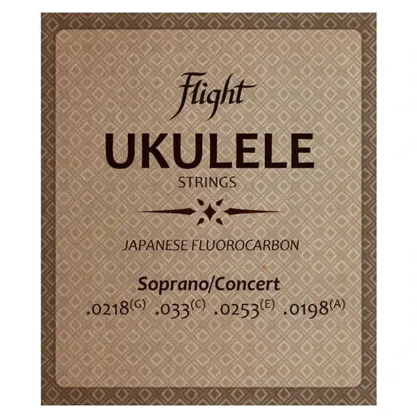Flight FUSSC100 corde ukulele soprano concert fluorocarbon