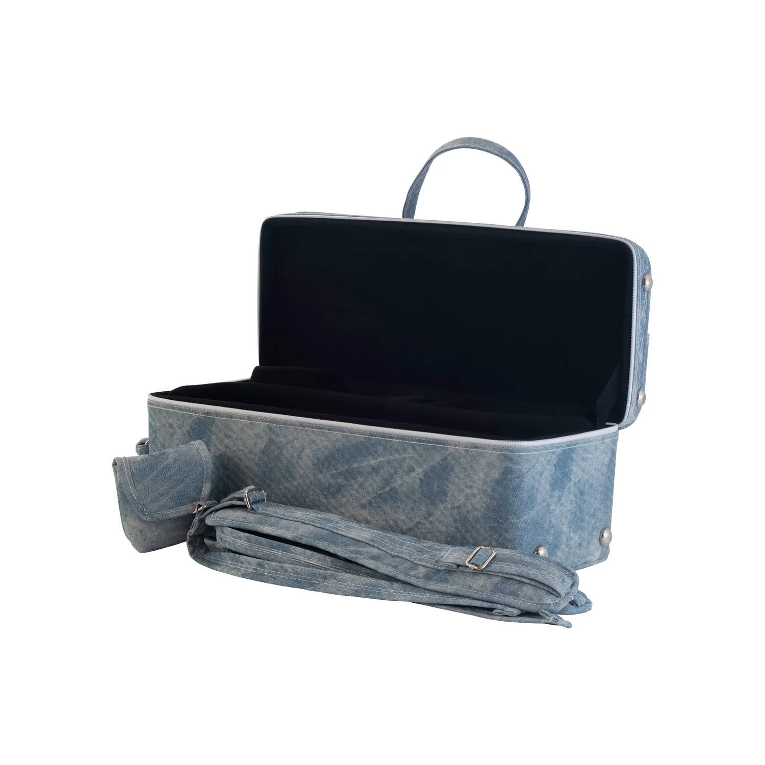 John Packer JP851 Pro custodia doppia tromba nera leggera