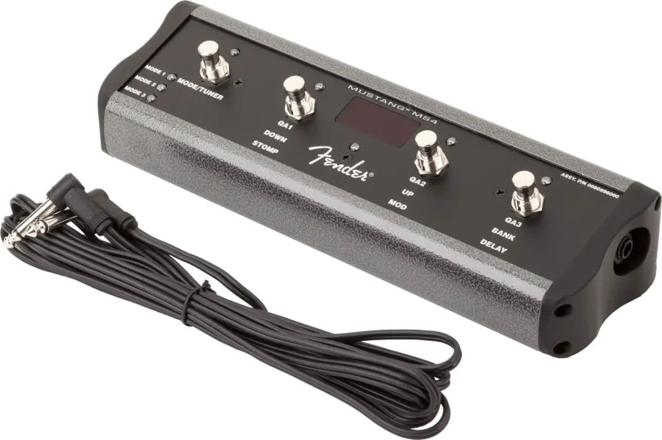 Fender MS4 footswitch 4 tasti ampli Mustang con cavo