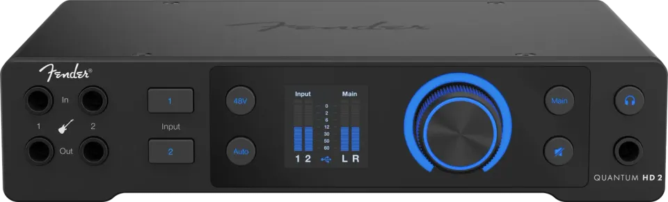 Fender Quantum HD 2 scheda audio USB-C nera EU