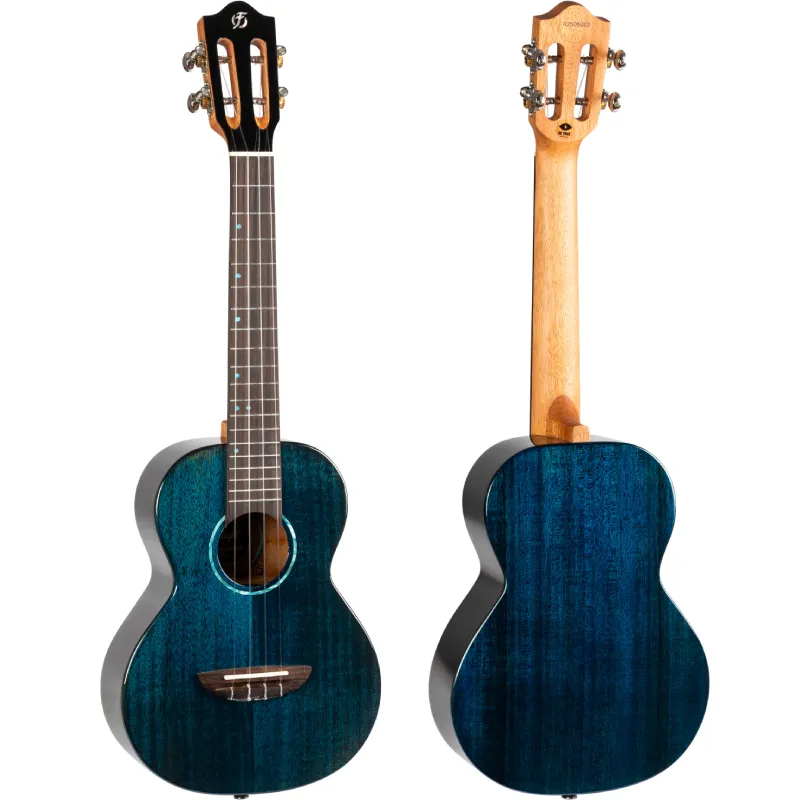 Flight Iris Tinta TDB ukulele tenore blu trasparente