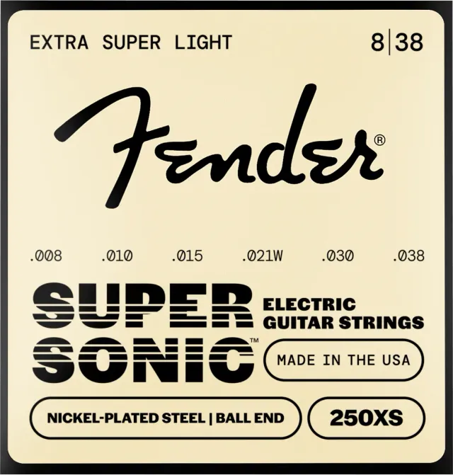 Fender SuperSonic 250 corde chitarra elettrica 010-046 nichelate