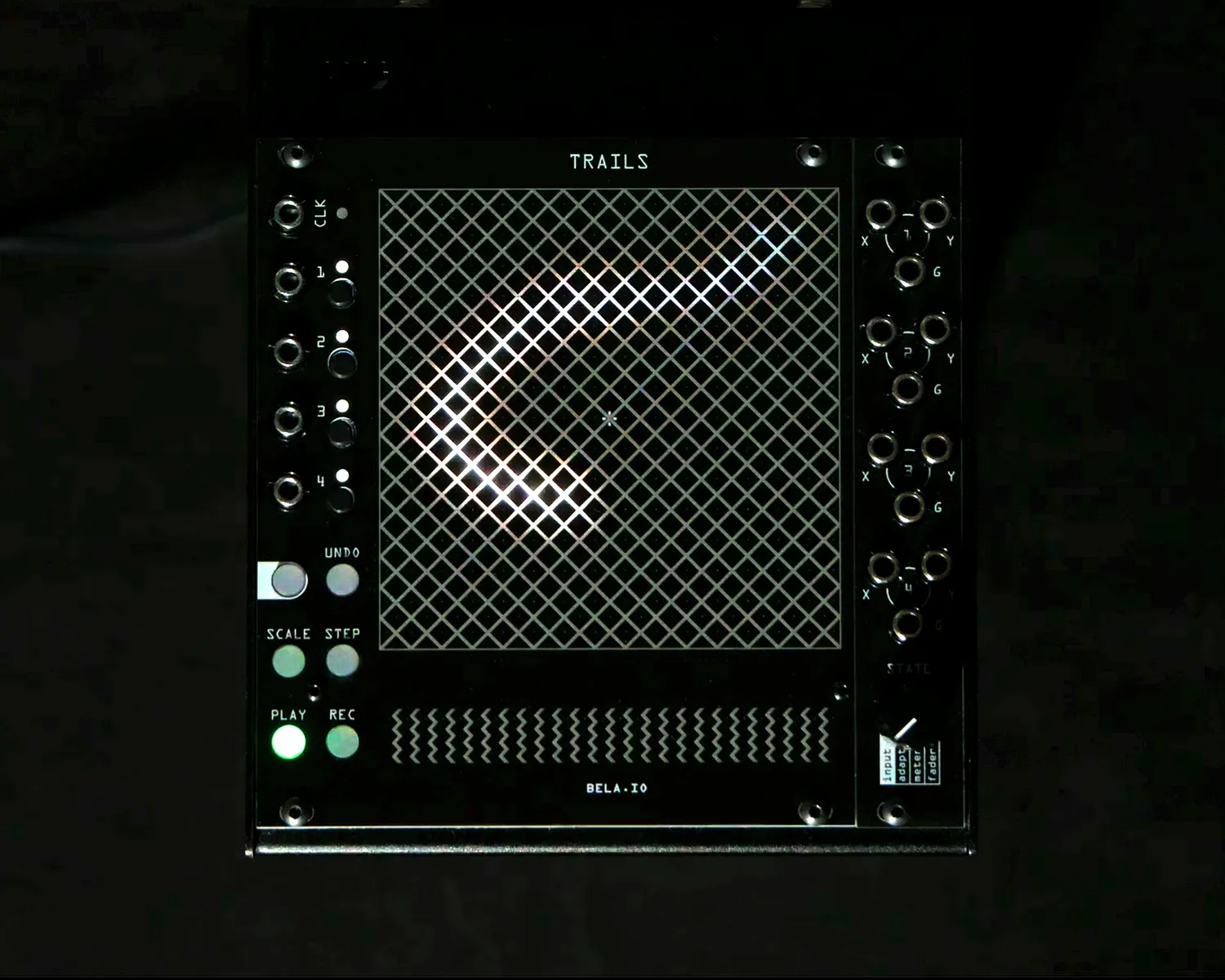 Bela Trails modulo eurorack touch recorder 4 canali