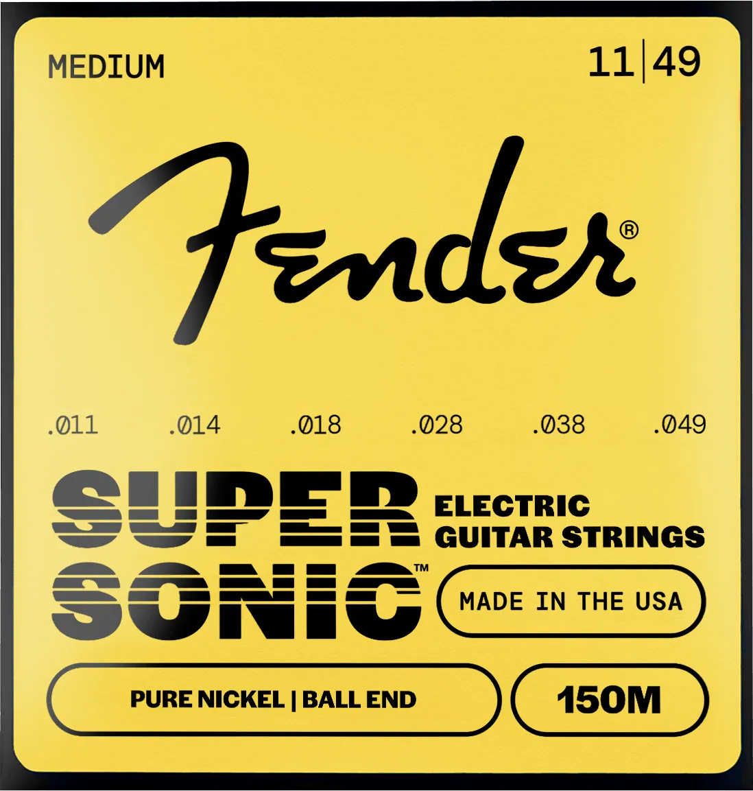 Fender SuperSonic 150 corde chitarra elettrica 009-042 nichel
