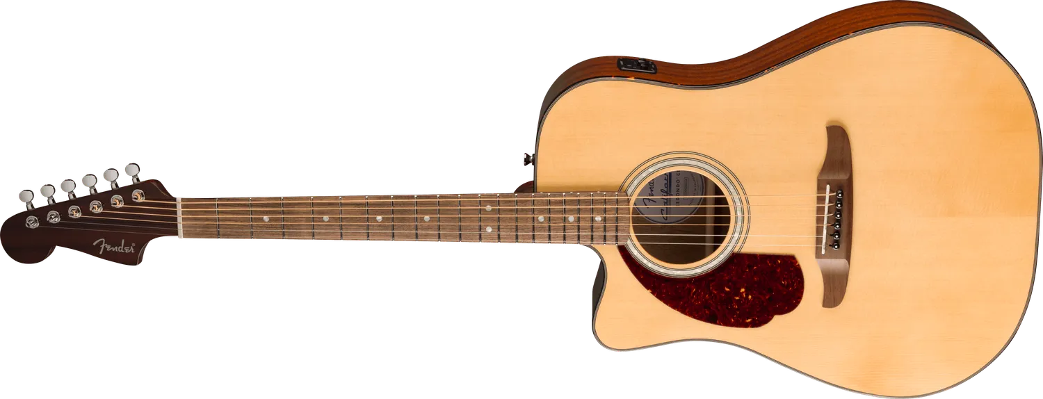 Fender California Deluxe Redondo CE chitarra mancina Natural