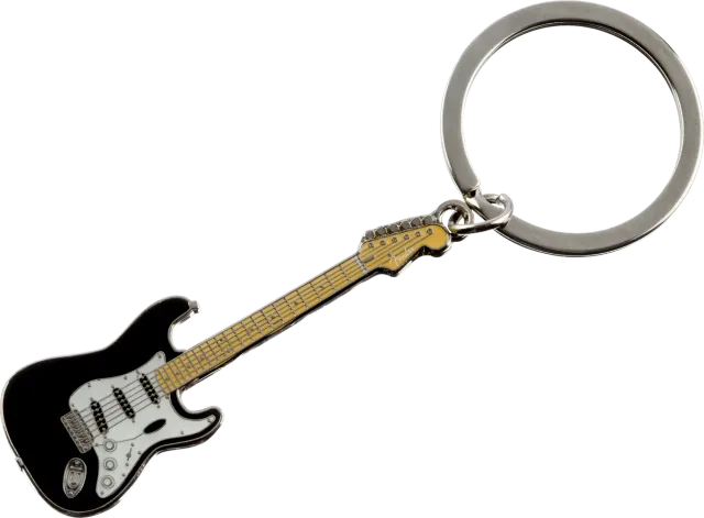 Fender Stratocaster portachiavi nero metallo