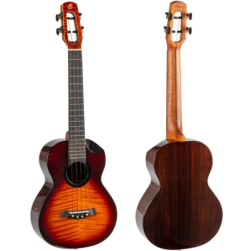 Flight Royal Navigator EQ-A ukulele tenore acero massello
