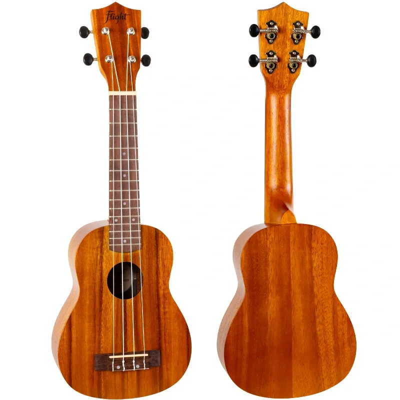 Flight NUS250 ukulele soprano acacia naturale