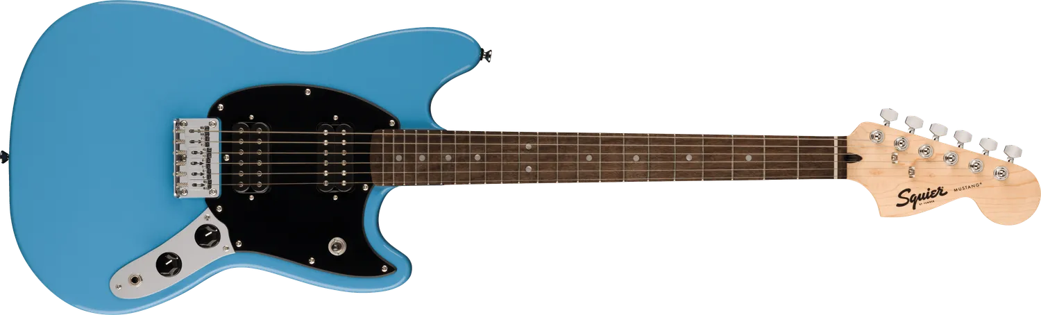 Squier by Fender Sonic Mustang HH chitarra elettrica blu scala corta