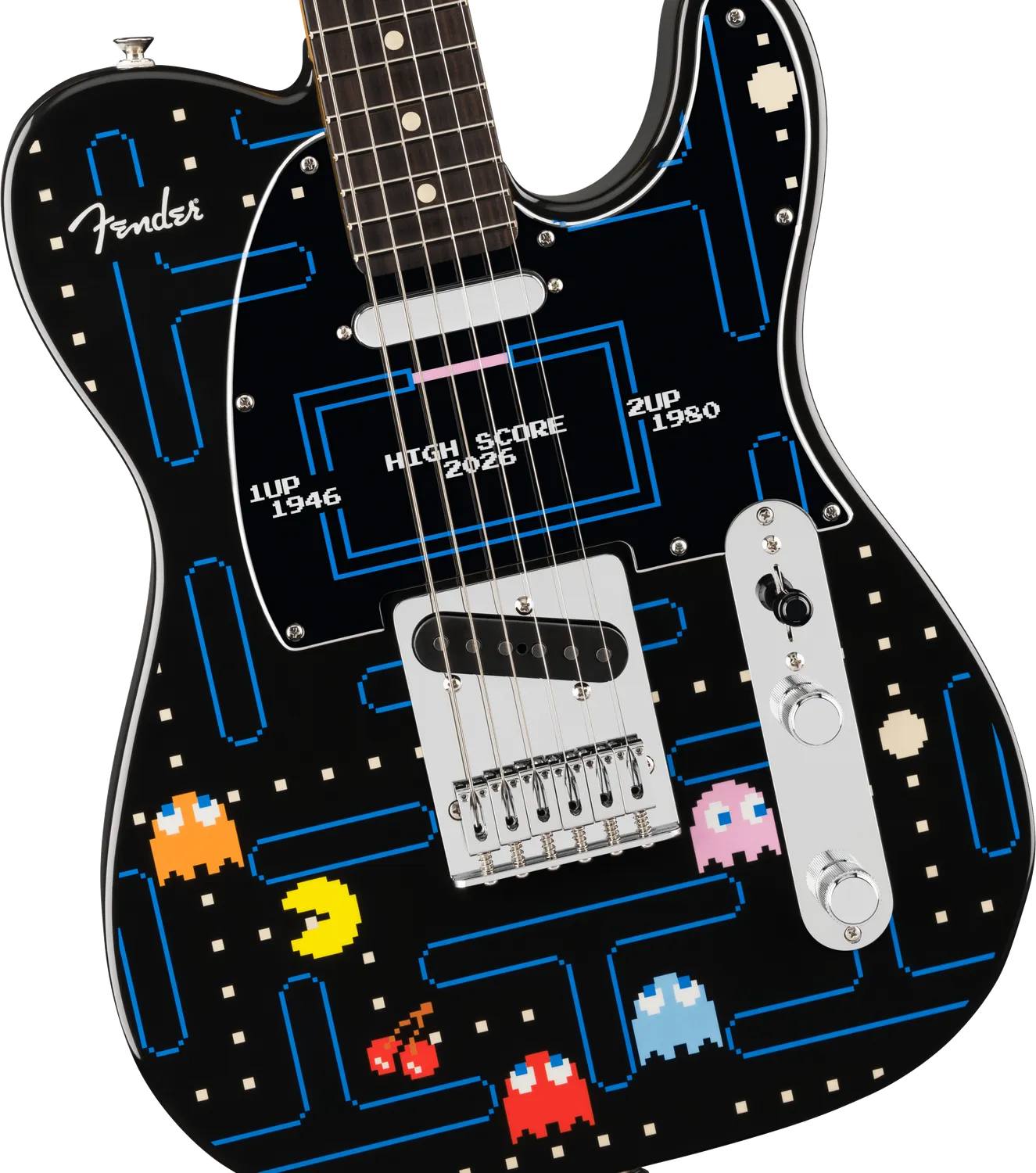 Fender Player II Telecaster PAC-MAN chitarra nera