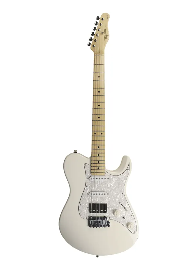 Tagima T-930 chitarra elettrica Brazil White upgraded