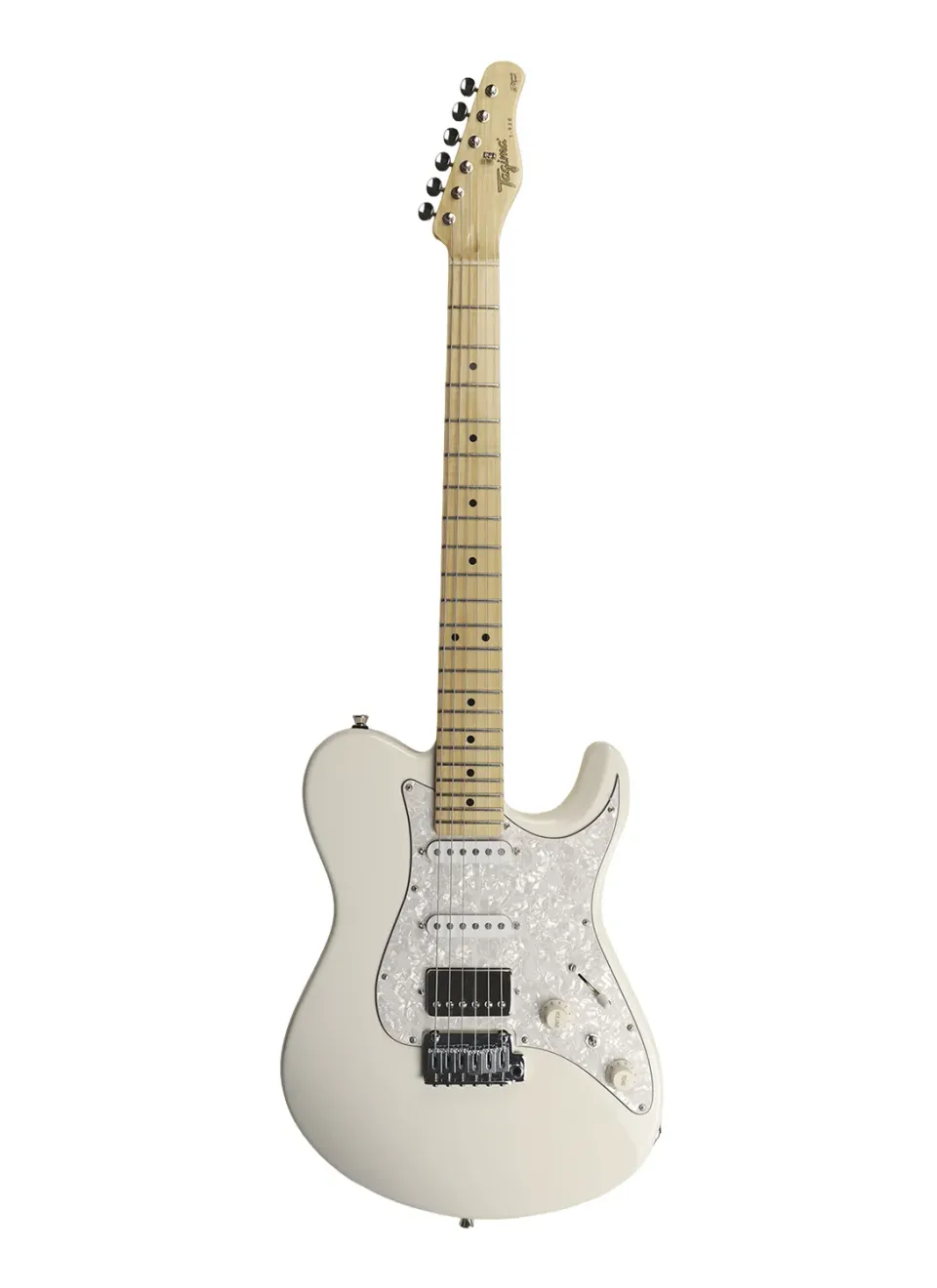 Tagima T-930 chitarra elettrica Brazil White upgraded