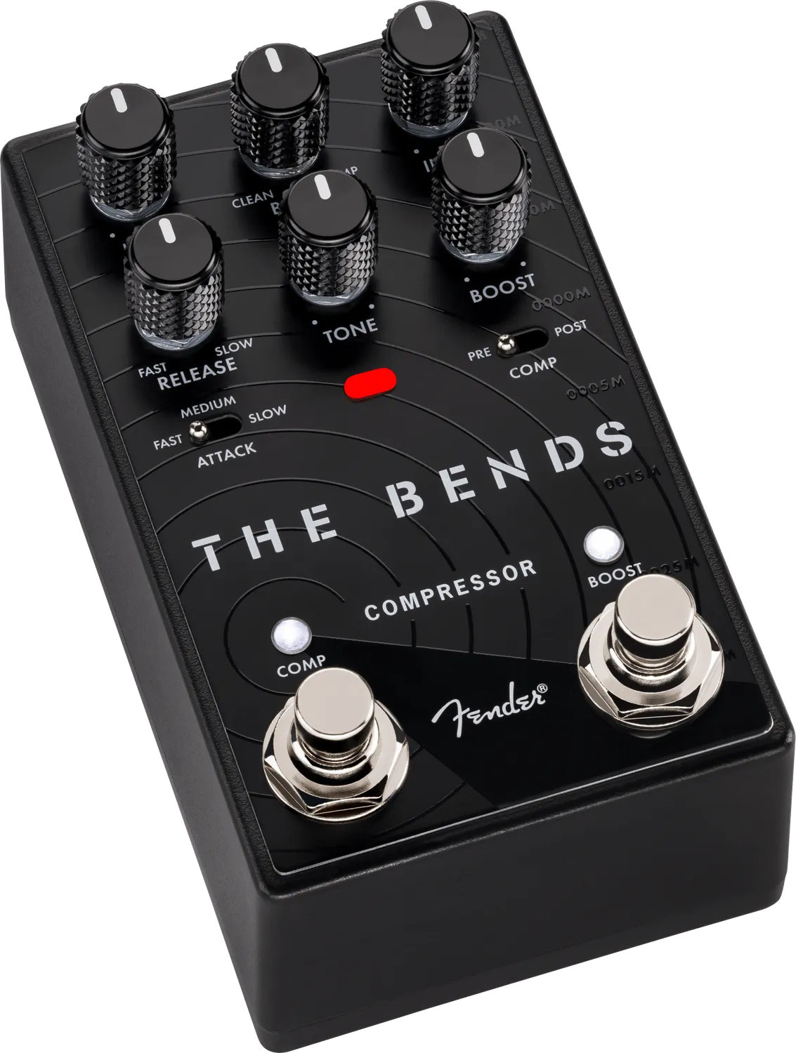 Fender The Bends V2 pedale compressore booster nero