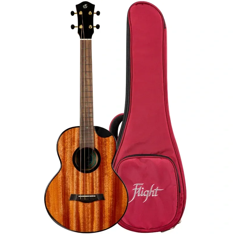 Flight Royal Nomad ukulele baritono mogano massello