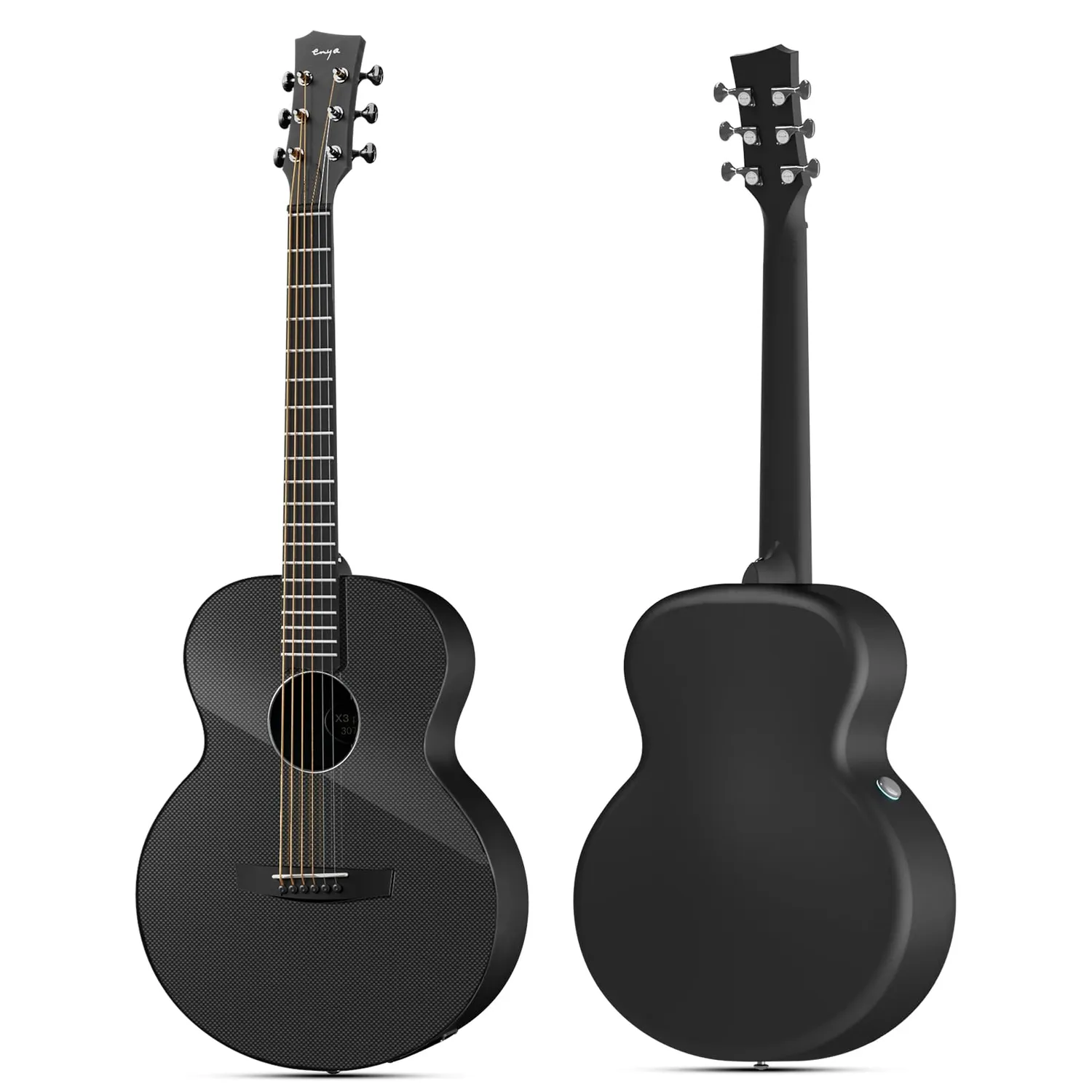 Enya X3 Pro Mini chitarra elettroacustica 36'' fibra carbonio