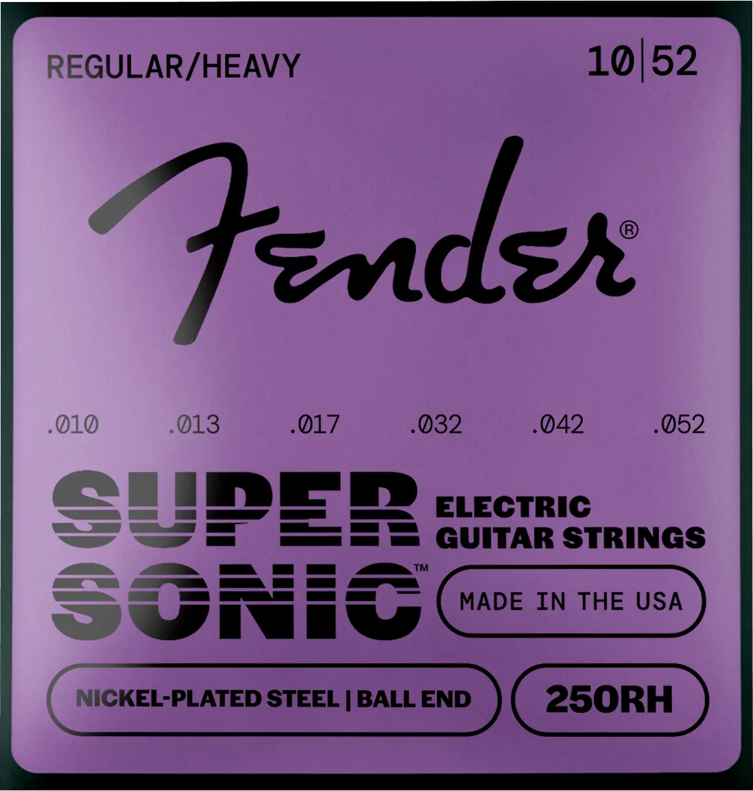 Fender SuperSonic 250 corde chitarra elettrica 010-046 nichelate