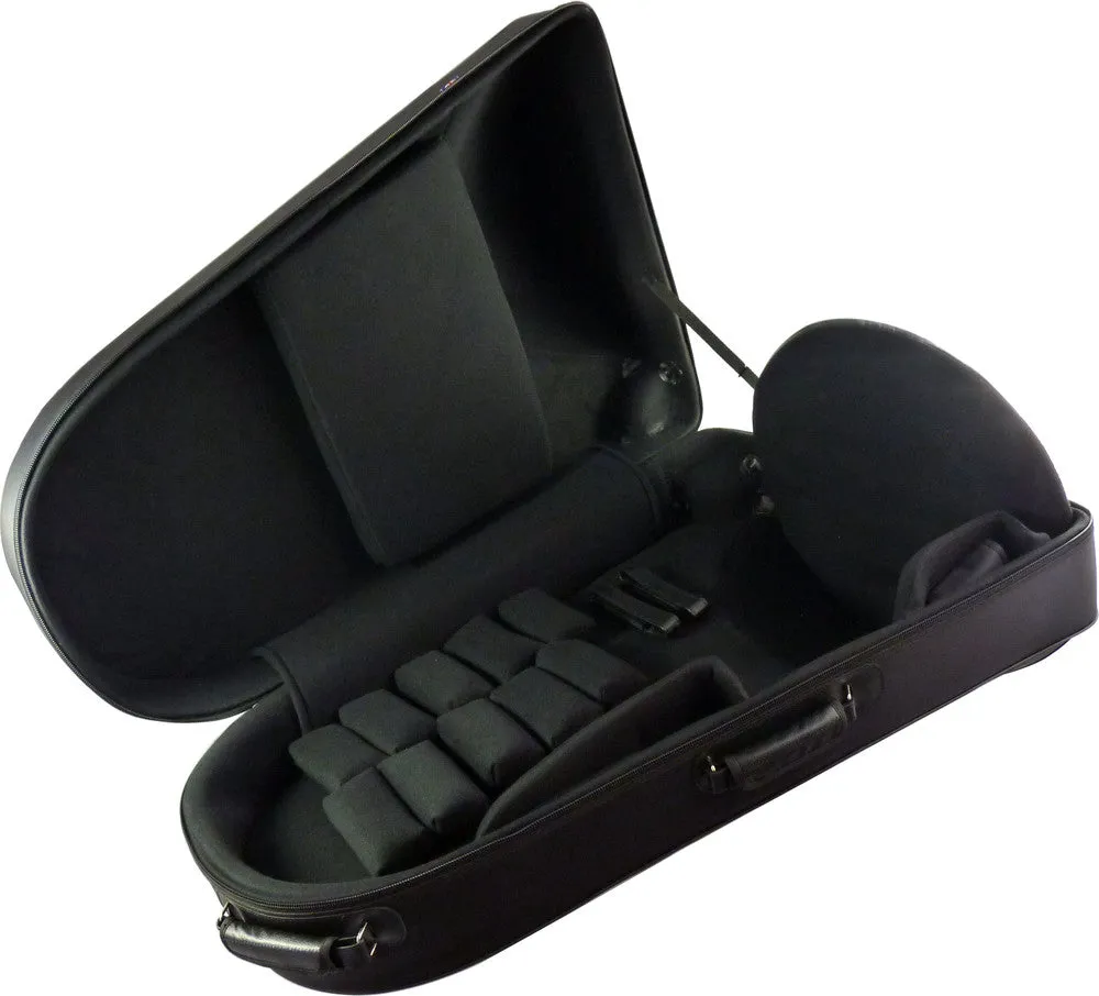 John Packer JP860 Pro custodia tuba Mib leggera con ruote