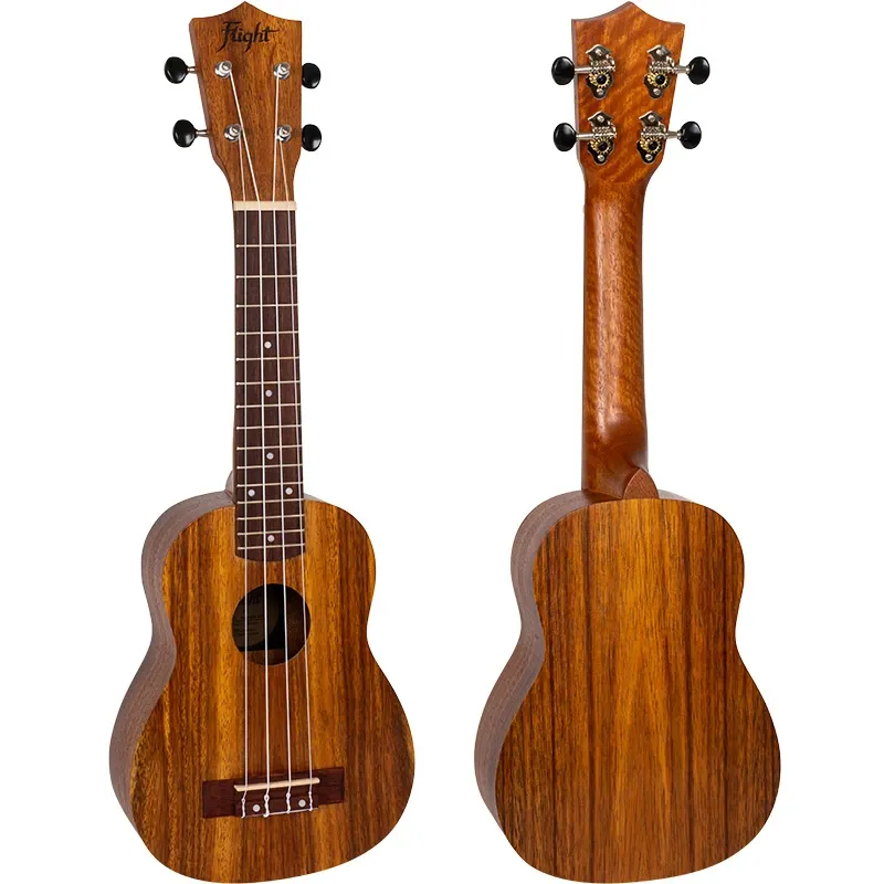 Flight Natural NUS200 Teak ukulele soprano in teak