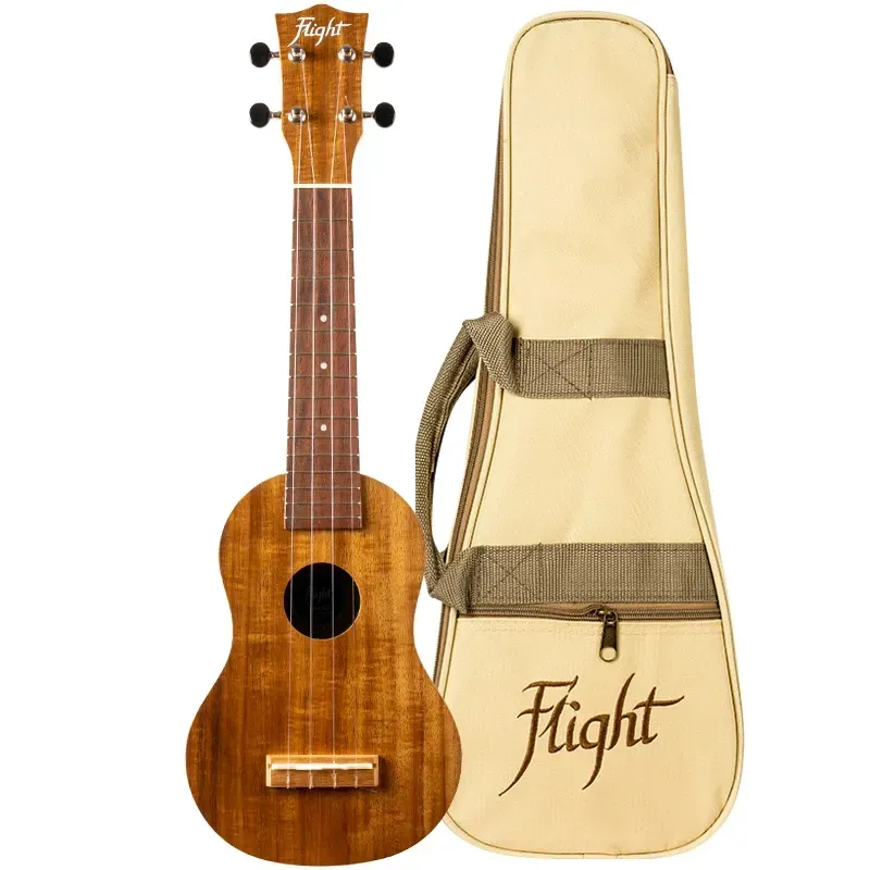 Flight WUS-4 Ukulele Soprano Koa Laminato Classico