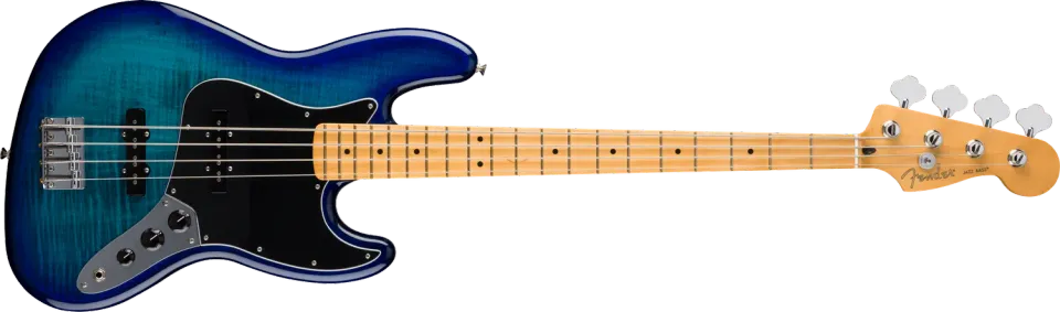 Fender Player II Jazz Bass Plus Top basso Blue Burst ontano