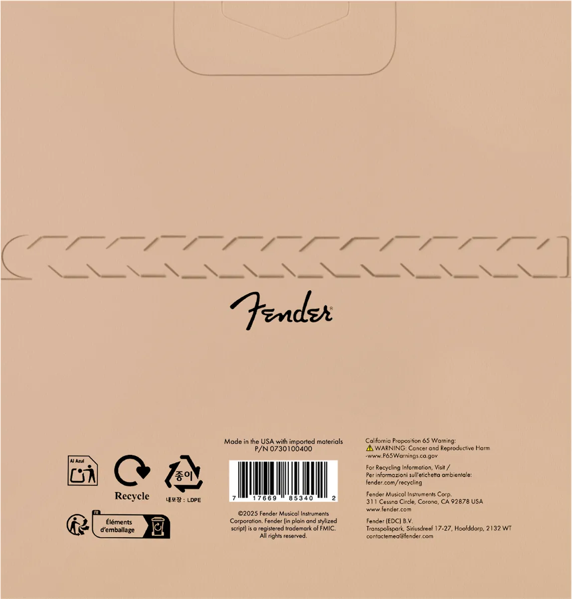 Fender 100C corde chitarra classica tie-end 028-043 nylon