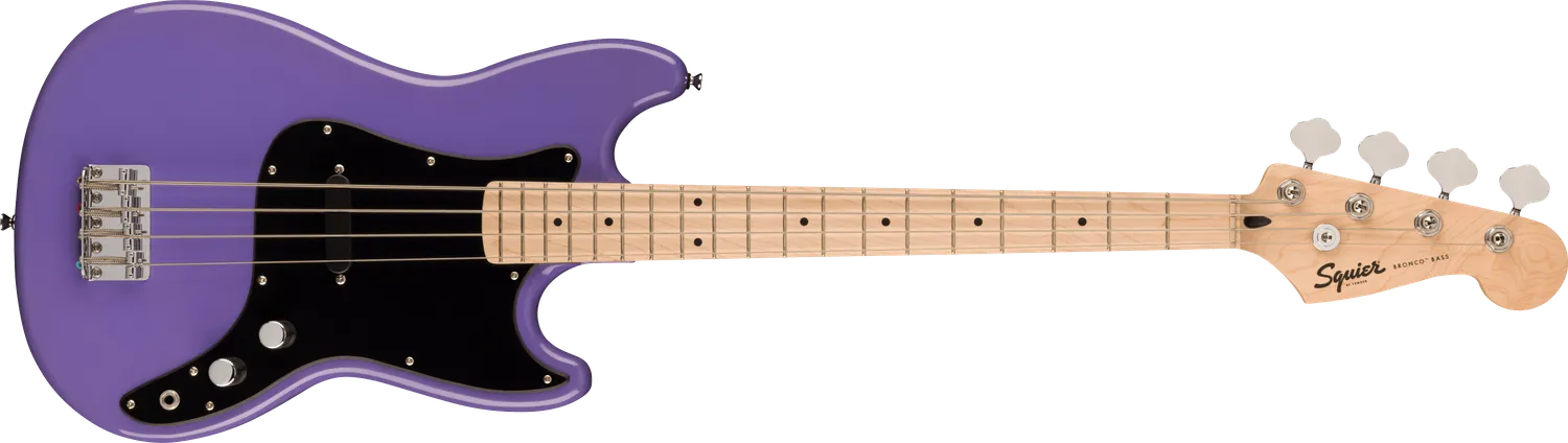 Squier Sonic Bronco Bass basso Ultraviolet scala corta acero
